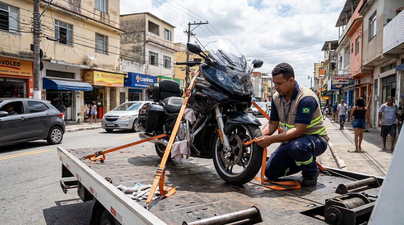 Remoção de Moto em Pane em São José dos Campos‑SP